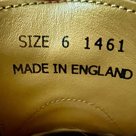 Dr. Martens 1461 VINTAGE MADE IN ENGLAND OXFORD SHOES - Picture 9 of 9